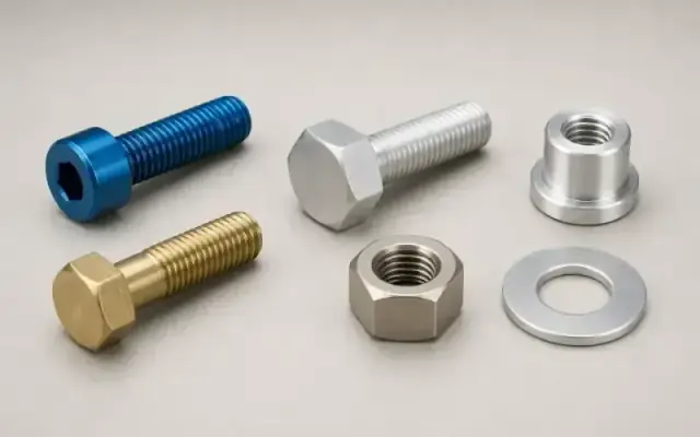 Aluminum and engineered polymer fasteners for lightweight, insulating and specialist applications